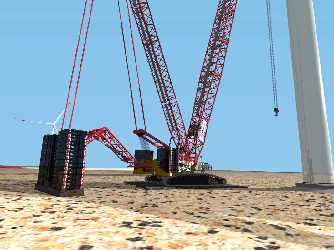 scc15000tm履帶起重機(jī).三一900噸升級(jí)版